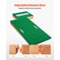 VEVOR Pitching Mound, Portable Baseball Pitcher's Mound, 85 in Indoor Outdoor Pitching Practice and Training Equipment, Softball Pitching Mound with Antifade Turf, Pitching Rubber, Ρυθμιζόμενη βάση