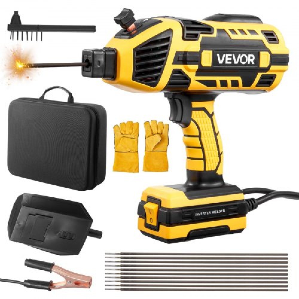 VEVOR Portable Handheld Welding Machine 20-120A with 5-Level Current Adjustment