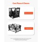 VEVOR Jeep Door Storage Cart, 4 Doors Moveable Storage Cart Rack with Thickened Rubber Cushion, Sturdy Door Door Cart Cart Fit for Jeep Wrangler JK JL/Gladiator JT 2007- 2023 JK JL / Gladiator JT