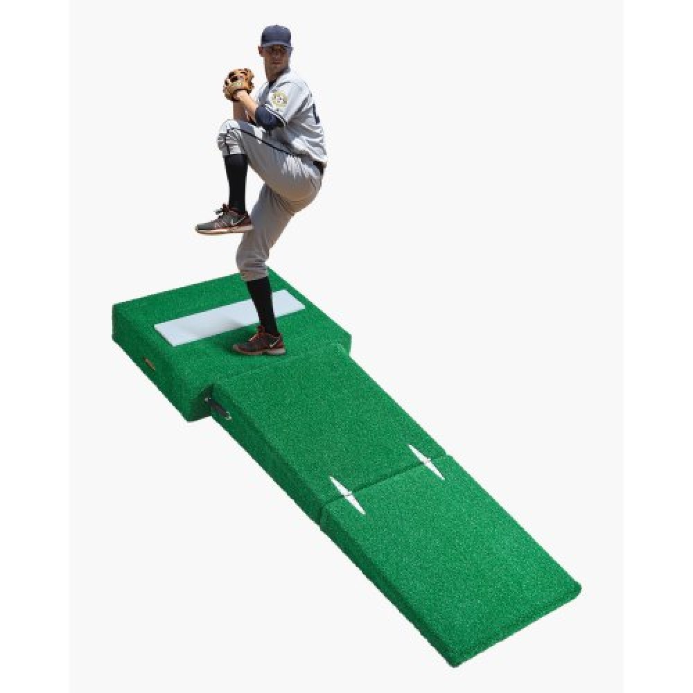 VEVOR Pitching Mound, Portable Baseball Pitcher's Mound, 77 in IIdoor Outdoor Pitching Practice and Training Equipment, Softball Pitching Aid with Antifade Turf, Pitching Rubber, Carry Handles