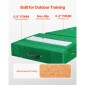 VEVOR Pitching Mound, Portable Baseball Pitcher's Mound, 77 in IIdoor Outdoor Pitching Practice and Training Equipment, Softball Pitching Aid with Antifade Turf, Pitching Rubber, Carry Handles