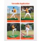 VEVOR Pitching Mound, Portable Baseball Pitcher's Mound, 77 in IIdoor Outdoor Pitching Practice and Training Equipment, Softball Pitching Aid with Antifade Turf, Pitching Rubber, Carry Handles