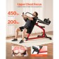 VEVOR Inclin Chest Fly and Rear Delt Fly Machine, 450 LBS Chest Machine, Ρυθμιζόμενο σετ πάγκων στήθους γυμναστικής, οικιακός εξοπλισμός γυμναστικής για μηχάνημα προπόνησης δύναμης άνω μέρους σώματος