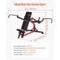 VEVOR Inclin Chest Fly and Rear Delt Fly Machine, 450 LBS Chest Machine, Ρυθμιζόμενο σετ πάγκων στήθους γυμναστικής, οικιακός εξοπλισμός γυμναστικής για μηχάνημα προπόνησης δύναμης άνω μέρους σώματος