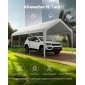 VEVOR Carport, 10 x 20 FT κουβούκλιο εξωτερικού χώρου, πόσιμο υπόστεγο, γαλβανισμένο βαρέως τύπου στέγαστρο αυτοκινήτου, ανθεκτικό στην υπεριώδη ακτινοβολία & αδιάβροχο, προστασία για όλες τις εποχές, υπόστεγο αποθήκευσης για μοτοσυκλέτες σκάφους Λευκ