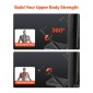 VEVOR Seated Dip Machine, Tricep Bicep Press Down Machine με καλωδιακή ράβδο, ρυθμιζόμενο κάθισμα και πλάτη, εξοπλισμός άσκησης για προπόνηση στήθους, γυμναστική άσκηση ώθησης άνω μέρους σώματος, κράτημα έως 450 LBS