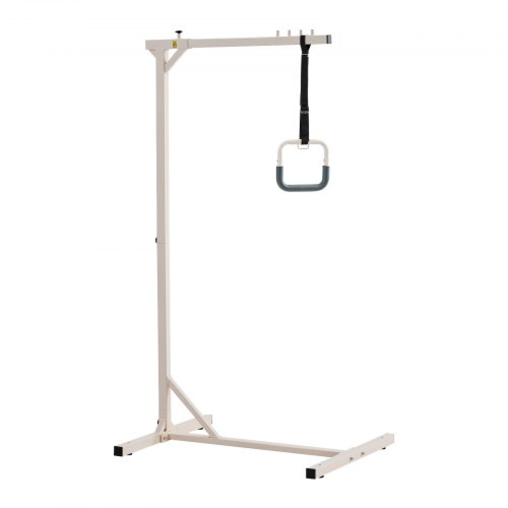 VEVOR Trapeze Bar for Bed Mobility, Heavy-Duty Steel Free Standing Bar Trapeze 250 LBS Weight Capacity, Hospital Bed Pull Up Assist για ηλικιωμένους και άτομα με ειδικές ανάγκες, Ιδανικό για νοσοκομεία, γηροκομείο, φροντίδα στο σπίτι