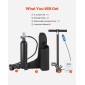 Δεξαμενή καταδύσεων VEVOR, φορητή δεξαμενή κατάδυσης 1 λίτρου, υποστήριξη κυλίνδρων οξυγόνου κατάδυσης 15-20 λεπτά Υποβρύχια αναπνοή, 98,43 πόδια βάθος κατάδυσης, επαναγεμιζόμενη δεξαμενή αέρα με αναπνευστήρα με αντλία για υποβρύχια εξερεύνηση