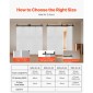 VEVOR Bi-folding Sliding Door Barn Hardware Track Kit, 76" Top Mount Track Kit, σύρεται ομαλά και αθόρυβα, βαρέως τύπου, εύκολο στην εγκατάσταση, κατάλληλο για τέσσερις πόρτες ντουλαπιών 18" ντουλαπιών πλυντηρίου ρούχων (Δεν περιλαμβάνονται)