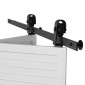 VEVOR Bi-folding Sliding Door Barn Hardware Track Kit, 52" Top Mount Track Kit, σύρεται ομαλά και αθόρυβα, βαρέως τύπου, εύκολο στην εγκατάσταση, κατάλληλο για δύο πόρτες πλυντηρίου ντουλαπιών 24" (Δεν περιλαμβάνονται)