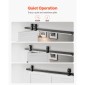 VEVOR Bi-folding Sliding Door Barn Hardware Track Kit, 52" Top Mount Track Kit, σύρεται ομαλά και αθόρυβα, βαρέως τύπου, εύκολο στην εγκατάσταση, κατάλληλο για δύο πόρτες πλυντηρίου ντουλαπιών 24" (Δεν περιλαμβάνονται)