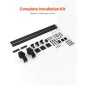 VEVOR Bi-folding Sliding Door Barn Hardware Track Kit, 52" Top Mount Track Kit, σύρεται ομαλά και αθόρυβα, βαρέως τύπου, εύκολο στην εγκατάσταση, κατάλληλο για δύο πόρτες πλυντηρίου ντουλαπιών 24" (Δεν περιλαμβάνονται)