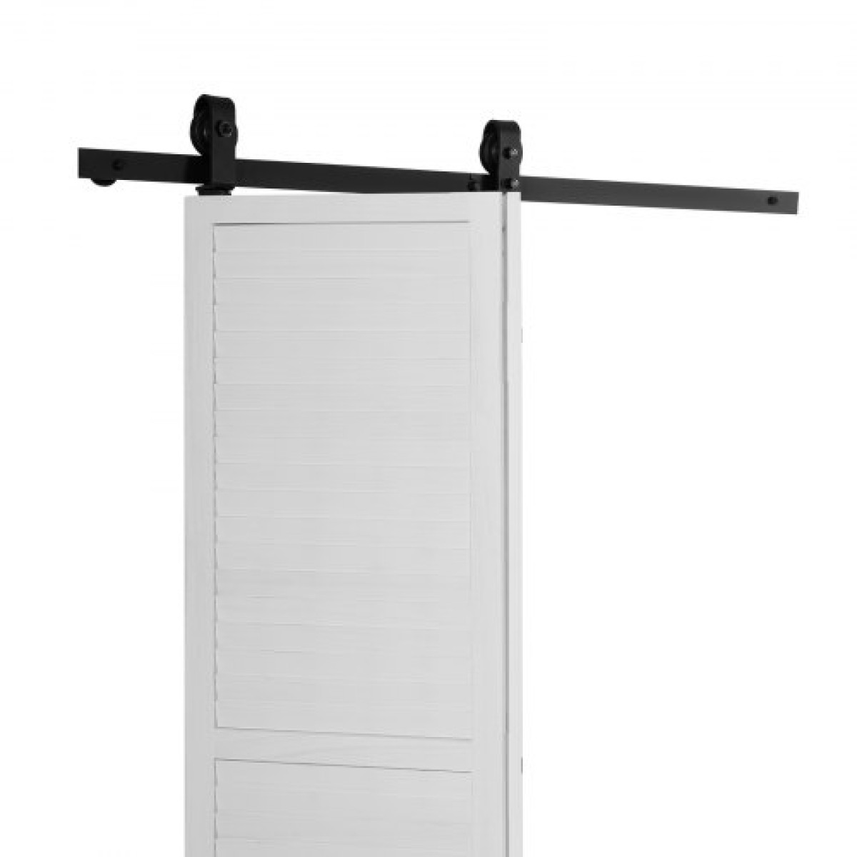 VEVOR Bi-folding Sliding Door Barn Hardware Track Kit, 52" Top Mount Track Kit, σύρεται ομαλά και αθόρυβα, βαρέως τύπου, εύκολο στην εγκατάσταση, κατάλληλο για δύο πόρτες πλυντηρίου ντουλαπιών 24" (Δεν περιλαμβάνονται)