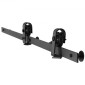 VEVOR Bi-folding Sliding Door Barn Hardware Track Kit, 52" Top Mount Track Kit, σύρεται ομαλά και αθόρυβα, βαρέως τύπου, εύκολο στην εγκατάσταση, κατάλληλο για δύο πόρτες πλυντηρίου ντουλαπιών 24" (Δεν περιλαμβάνονται)
