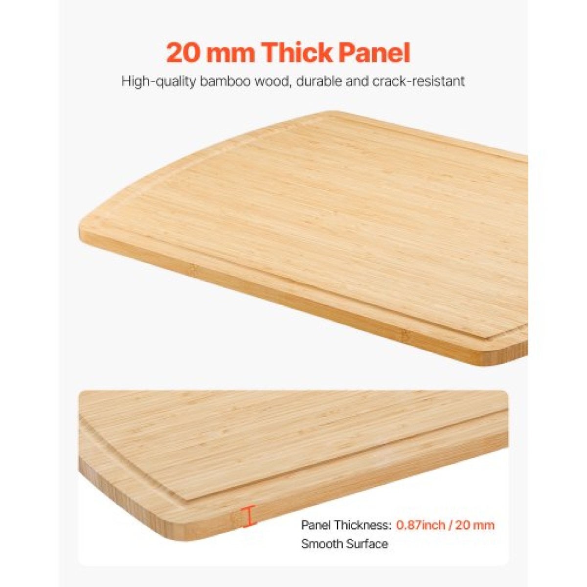 Κάλυμμα σόμπας VEVOR Noodle Board, Πίνακας πάνω κάλυμμα εστίας για καυστήρα αερίου & ηλεκτρική κουζίνα, σανίδα κοπής ξύλου μπαμπού με αυλάκια χυμών, εστίες RV/ κάλυμμα νεροχύτη κουζίνας για πάγκο & δίσκο, φυσικό