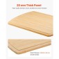 Κάλυμμα σόμπας VEVOR Noodle Board, Πίνακας πάνω κάλυμμα εστίας για καυστήρα αερίου & ηλεκτρική κουζίνα, σανίδα κοπής ξύλου μπαμπού με αυλάκια χυμών, εστίες RV/ κάλυμμα νεροχύτη κουζίνας για πάγκο & δίσκο, φυσικό