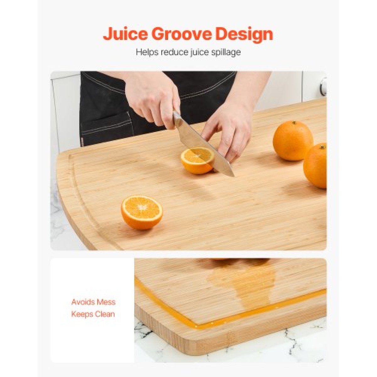 Κάλυμμα σόμπας VEVOR Noodle Board, Πίνακας πάνω κάλυμμα εστίας για καυστήρα αερίου & ηλεκτρική κουζίνα, σανίδα κοπής ξύλου μπαμπού με αυλάκια χυμών, εστίες RV/ κάλυμμα νεροχύτη κουζίνας για πάγκο & δίσκο, φυσικό
