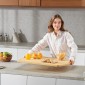 Κάλυμμα σόμπας VEVOR Noodle Board, Πίνακας πάνω κάλυμμα εστίας για καυστήρα αερίου & ηλεκτρική κουζίνα, σανίδα κοπής ξύλου μπαμπού με αυλάκια χυμών, εστίες RV/ κάλυμμα νεροχύτη κουζίνας για πάγκο & δίσκο, φυσικό
