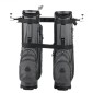 Βάση τσάντας VEVOR Golf Cart, 1370 x 195 x 60,5 mm, Συμβατή με τα περισσότερα πίσω κάθισμα 2+2 καροτσιών γκολφ με τετράγωνους σωλήνες 1,2 ιντσών, ρυθμιζόμενη βάση για καρότσια πίσω καθίσματος με ιμάντα, δεν απαιτείται τρύπημα