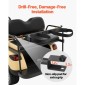 Βάση τσάντας VEVOR Golf Cart, 1370 x 195 x 60,5 mm, Συμβατή με τα περισσότερα πίσω κάθισμα 2+2 καροτσιών γκολφ με τετράγωνους σωλήνες 1,2 ιντσών, ρυθμιζόμενη βάση για καρότσια πίσω καθίσματος με ιμάντα, δεν απαιτείται τρύπημα