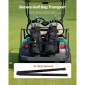 Βάση τσάντας VEVOR Golf Cart, 1370 x 195 x 60,5 mm, Συμβατή με τα περισσότερα πίσω κάθισμα 2+2 καροτσιών γκολφ με τετράγωνους σωλήνες 1,2 ιντσών, ρυθμιζόμενη βάση για καρότσια πίσω καθίσματος με ιμάντα, δεν απαιτείται τρύπημα