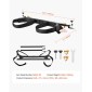 Βάση τσάντας VEVOR Golf Cart, 1370 x 195 x 60,5 mm, Συμβατή με τα περισσότερα πίσω κάθισμα 2+2 καροτσιών γκολφ με τετράγωνους σωλήνες 1,2 ιντσών, ρυθμιζόμενη βάση για καρότσια πίσω καθίσματος με ιμάντα, δεν απαιτείται τρύπημα