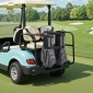 Βάση τσάντας VEVOR Golf Cart, 1370 x 195 x 60,5 mm, Συμβατή με τα περισσότερα πίσω κάθισμα 2+2 καροτσιών γκολφ με τετράγωνους σωλήνες 1,2 ιντσών, ρυθμιζόμενη βάση για καρότσια πίσω καθίσματος με ιμάντα, δεν απαιτείται τρύπημα