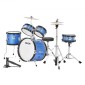 VEVOR Kids Drum Set, 5 τεμαχίων 14 ιντσών / 355,6 mm Junior Drum Set, Σετ τύμπανων για αρχάριους με ρυθμιζόμενο θρόνο και δύο ζευγάρια τύμπανα, κιτ οργάνων για τύμπανα μουσικής εκμάθησης, για παιδιά 6-13 ετών (Μπλε)