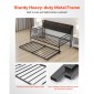 Πλαίσιο Daybed VEVOR Twin Size, Day Bed with Strend, Heavy Duty Metal Platform Rad Frame with Charging Station, Twin Day Bed with Metal Slats Support for Living Room, Υπνοδωμάτιο, Ξενώνας, Easy Assembly