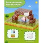 VEVOR Magnetic Blocks, Σετ Forest Castle 150 τμχ, Μαγνητικοι κύβοι κτιρίου για παιδιά, STEM Montessori Sensory Toys για Χριστουγεννιάτικο δώρο γενεθλίων, Κατασκευαστικό παιχνίδι στοίβαξης για αγόρια και κορίτσια 3+ ετών