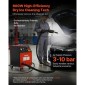 VEVOR Dry Ice Blasting Machine, 11LBS (5KG) Μηχάνημα καθαρισμού ξηρού πάγου χωρητικότητας με 4 ακροφύσια, ρυθμιζόμενη πίεση & ποσότητα ξηρού πάγου, Movable Blaster Cleaner for Automotive Ship Aviation Chemical