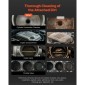 VEVOR Dry Ice Blasting Machine, 11LBS (5KG) Μηχάνημα καθαρισμού ξηρού πάγου χωρητικότητας με 4 ακροφύσια, ρυθμιζόμενη πίεση & ποσότητα ξηρού πάγου, Movable Blaster Cleaner for Automotive Ship Aviation Chemical