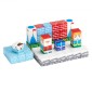 VEVOR Magnetic Blocks, 150 τμχ Glacier Castle Set, Magnetic Building Cubes for Children, STEM Montessori Sensory Toys για Χριστουγεννιάτικο δώρο γενεθλίων, Κατασκευαστικό παιχνίδι στοίβαξης για αγόρια και κορίτσια 3+ ετών