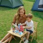 VEVOR Magnetic Blocks, 150 τμχ Glacier Castle Set, Magnetic Building Cubes for Children, STEM Montessori Sensory Toys για Χριστουγεννιάτικο δώρο γενεθλίων, Κατασκευαστικό παιχνίδι στοίβαξης για αγόρια και κορίτσια 3+ ετών