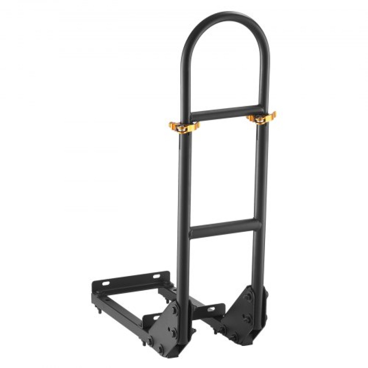 Μπάρα αρπάγης καροτσιού γκολφ VEVOR, 450 x 235 x 905 mm, Συμβατό με τα περισσότερα καρότσια γκολφ με μεταλλικές πλάκες, δεν χρειάζεται τροποποίηση, ρυθμιζόμενο ύψος 27,5 έως 33,5 ίντσες, ανθρακούχο ατσάλι πίσω καθίσματος, μαύρη
