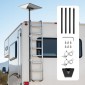 Βάση σκάλας VEVOR Starlink RV, 360° ρυθμιζόμενη γωνία τοποθέτησης Standard κιτ σωλήνων Gen 3, βαρέως τύπου Steel Extra Long Starlink RV Ladder Adapter, Συμβατό με Gen3 και V3, Εύκολη συναρμολόγηση, Μαύρο