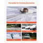 Μαρκαδόροι VEVOR Driveway, 500Pcs 122cm Μήκος 6,35mm, Ανακλαστήρες Hi-Visibility Driveway with 12 in Steel Drill Bits, Reflektive Snow Snow Sticks Fiberglass Pole for Parking, Walkways, Snow Oring
