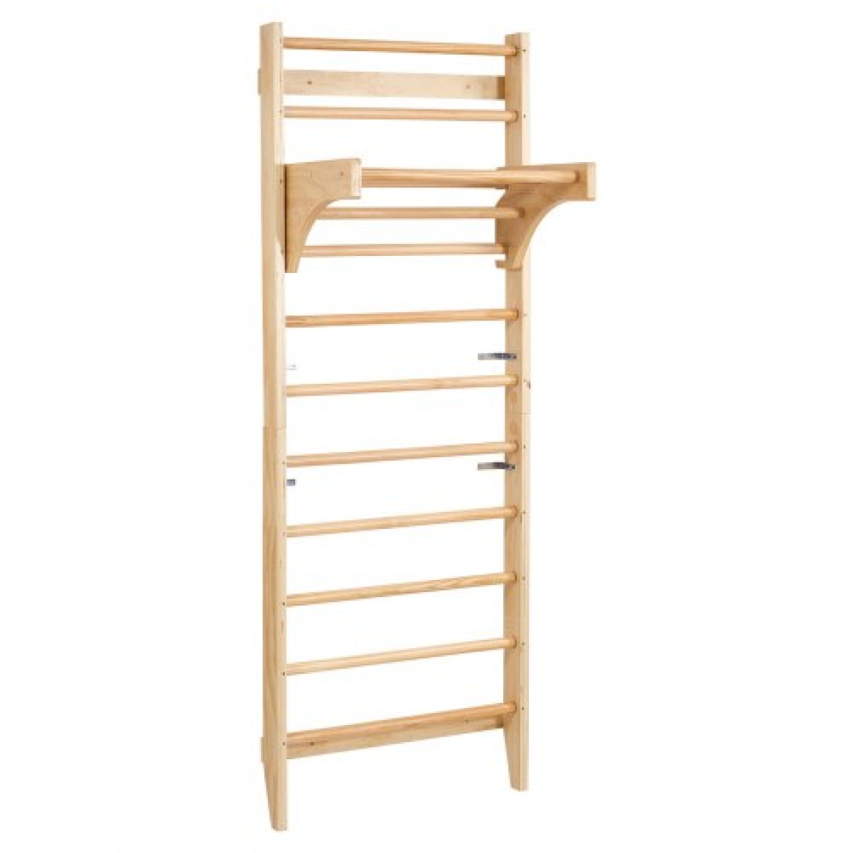 VEVOR Swedish Ladder Wall Gym, 10-Level Solid Wood Indoor Jungle Gym, 220lbs Loading Indoor Playground Climbing Ladder for Kid Adults, Gymnastic Stall Bars with Pull-Up Bar - Ιδανικό δώρο για αγόρια κορίτσια
