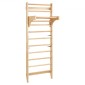 VEVOR Swedish Ladder Wall Gym, 10-Level Solid Wood Indoor Jungle Gym, 220lbs Loading Indoor Playground Climbing Ladder for Kid Adults, Gymnastic Stall Bars with Pull-Up Bar - Ιδανικό δώρο για αγόρια κορίτσια