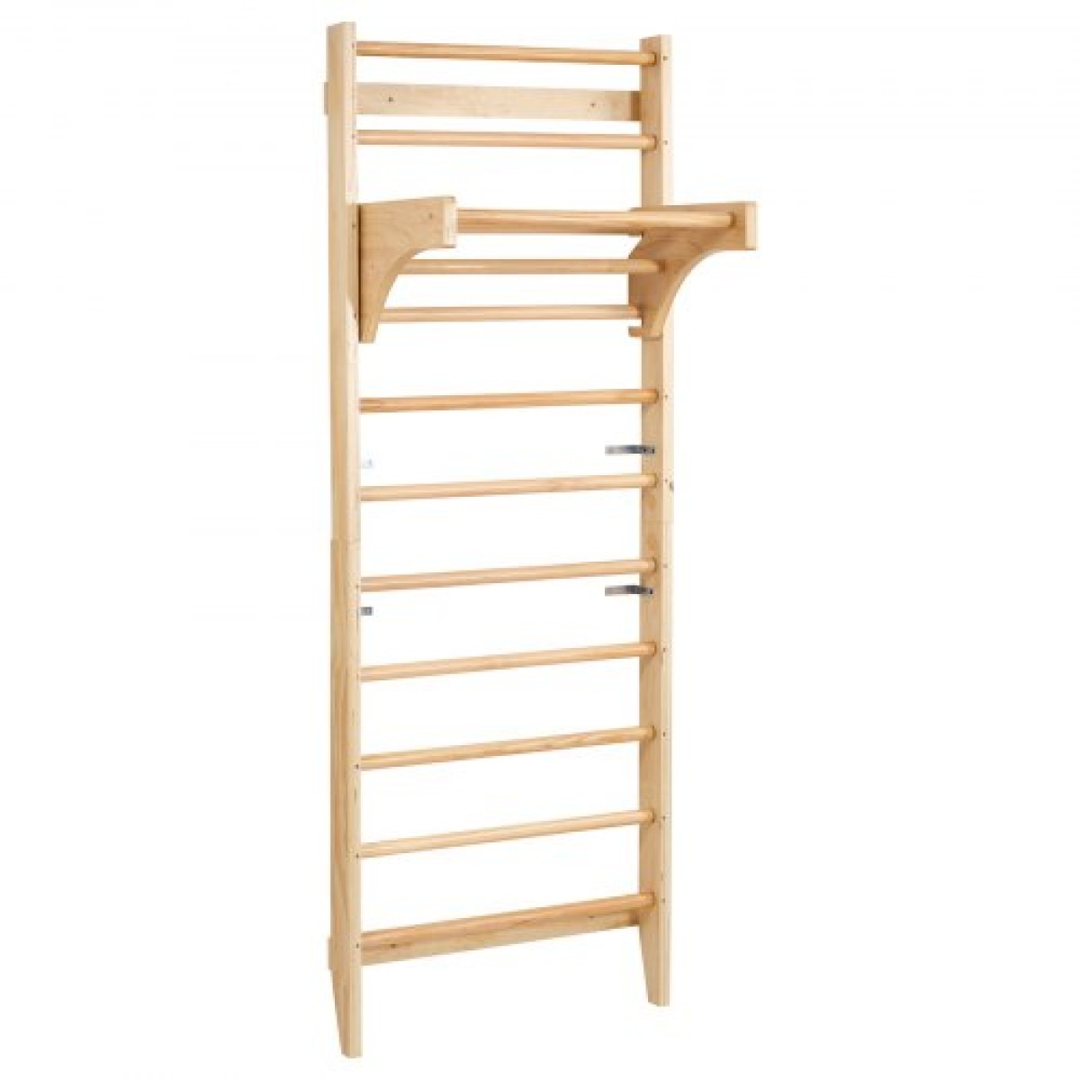 VEVOR Swedish Ladder Wall Gym, 10-Level Solid Wood Indoor Jungle Gym, 220lbs Loading Indoor Playground Climbing Ladder for Kid Adults, Gymnastic Stall Bars with Pull-Up Bar - Ιδανικό δώρο για αγόρια κορίτσια