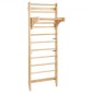 VEVOR Swedish Ladder Wall Gym, 10-Level Solid Wood Indoor Jungle Gym, 220lbs Loading Indoor Playground Climbing Ladder for Kid Adults, Gymnastic Stall Bars with Pull-Up Bar - Ιδανικό δώρο για αγόρια κορίτσια