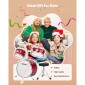 VEVOR Kids Drum Set, 3 τεμαχίων 14 ιντσών / 355,6 mm Junior Drum Set, Σετ τύμπανων για αρχάριους με ρυθμιζόμενο θρόνο και δύο ζευγάρια τύμπανα, κιτ οργάνων για τύμπανα μουσικής εκμάθησης, για παιδιά 6-13 ετών (Κόκκινο)