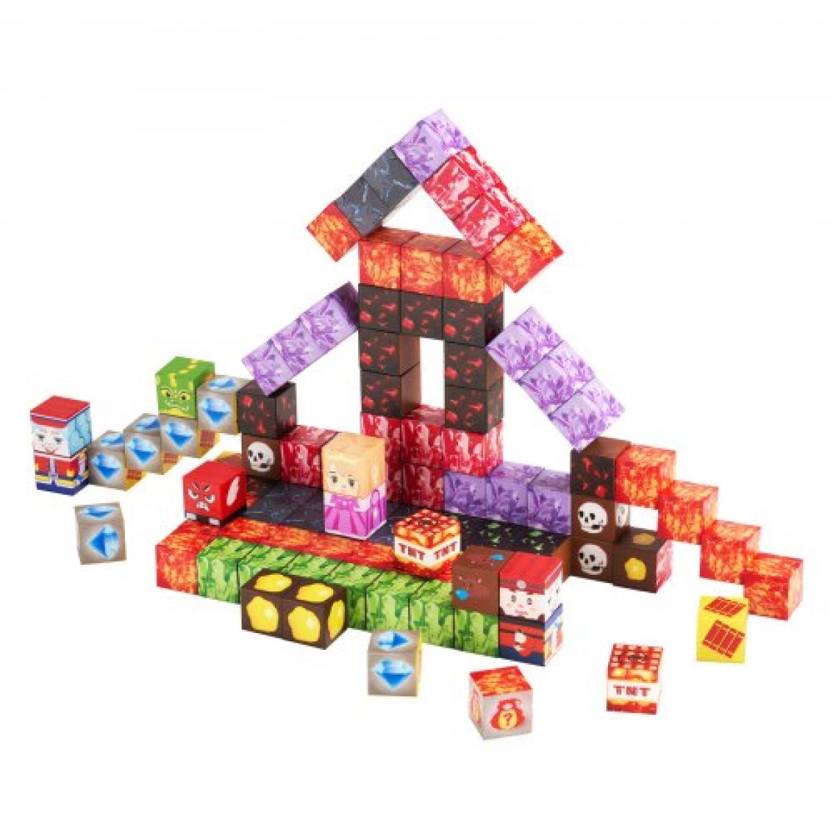 VEVOR Magnetic Blocks, 150 PCS Dark Castle Set, Magnetic Building Cubes for Children, STEM Montessori Sensory Toys για Χριστουγεννιάτικο δώρο γενεθλίων, Κατασκευαστικό παιχνίδι στοίβαξης για αγόρια και κορίτσια 3+ ετών