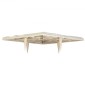 Βήμα κήπου VEVOR, 16 τμχ 39,5x39,5 cm, Διακοσμητικές πέτρες με πασσάλους, ανθεκτικές στις καιρικές συνθήκες Πλαστικές πλακόστρωτες μονοπατιών, λεία επιφάνεια, Εξωτερικός διάδρομος για γκαζόν Τοπίο, Μπεζ
