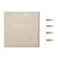 Βήμα κήπου VEVOR, 16 τμχ 39,5x39,5 cm, Διακοσμητικές πέτρες με πασσάλους, ανθεκτικές στις καιρικές συνθήκες Πλαστικές πλακόστρωτες μονοπατιών, λεία επιφάνεια, Εξωτερικός διάδρομος για γκαζόν Τοπίο, Μπεζ
