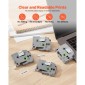 Ταινία VEVOR Label Maker Tape, 4 Pack, 0,47 in / 12 mm Μαύρο σε λευκό Ανταλλακτικά Label Maker Συμβατά για διάφορους τύπους ετικετών Brother P-Touch, ανθεκτικά και μακράς διαρκείας, αντικατάσταση για Letra Tag TZe-231