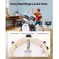 VEVOR Kids Drum Set, 5 τεμαχίων 14 ιντσών / 355,6 mm Junior Drum set, σετ ντραμς για αρχάριους με ρυθμιζόμενο θρόνο και δύο ζευγάρια τύμπανα, κιτ οργάνων για τύμπανα μουσικής εκμάθησης, για παιδιά ηλικίας 6-13 (Μαύρο)