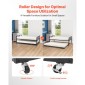 Πλαίσιο Daybed VEVOR Twin Size, Day Bed with Trundle, Heavy Duty Metal Platform Bead Frame, Twin Day Bed with Metal Slats Support for Saving Room, Κρεβατοκάμαρα, Ξενώνας, Εύκολη συναρμολόγηση, Μαύρο