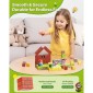VEVOR Magnetic Blocks, 100 PCS Magnet Blocks Set, Magnetic Building Cubes for Children, STEM Montessori Sensory Toys για Χριστουγεννιάτικο δώρο γενεθλίων, Κατασκευαστικό παιχνίδι στοίβαξης για αγόρια και κορίτσια 3+ ετών