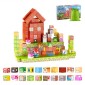 VEVOR Magnetic Blocks, 100 PCS Magnet Blocks Set, Magnetic Building Cubes for Children, STEM Montessori Sensory Toys για Χριστουγεννιάτικο δώρο γενεθλίων, Κατασκευαστικό παιχνίδι στοίβαξης για αγόρια και κορίτσια 3+ ετών